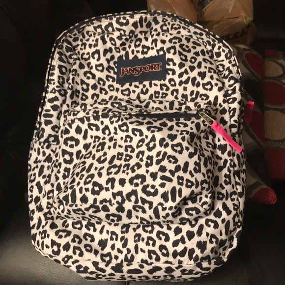 jansport leopard print backpack